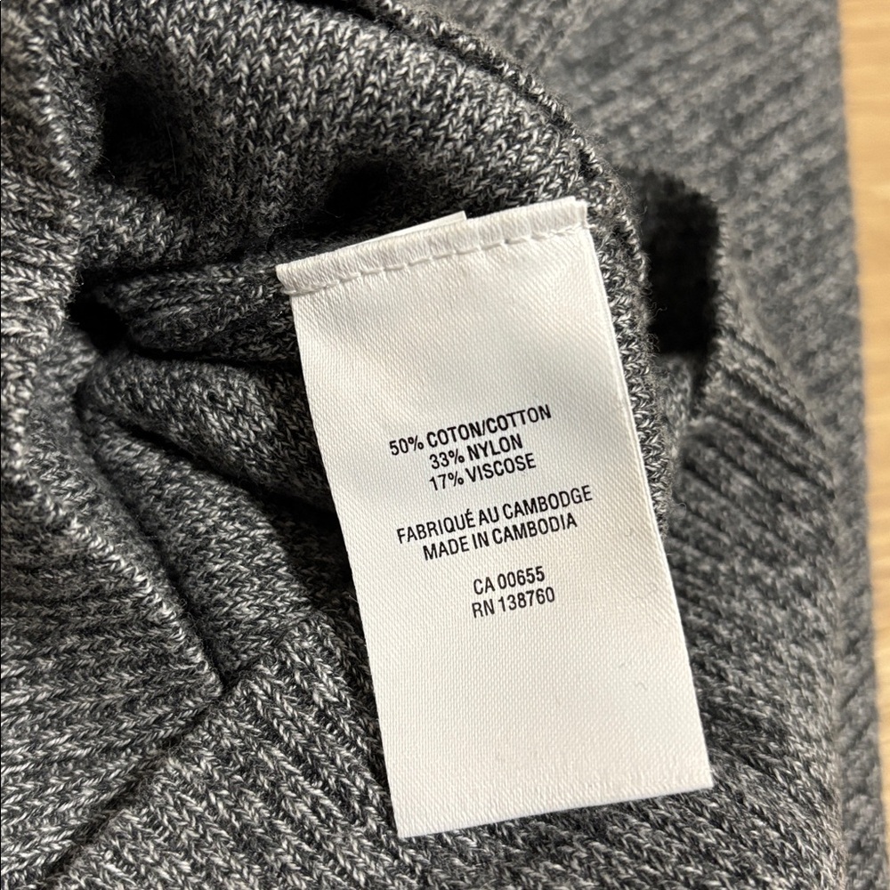 REITMANS (2X) Sweater Skirt A-Line Ribbed Grey Back Slit Cozy Soft Pull-On 2X - Picture 5 of 9